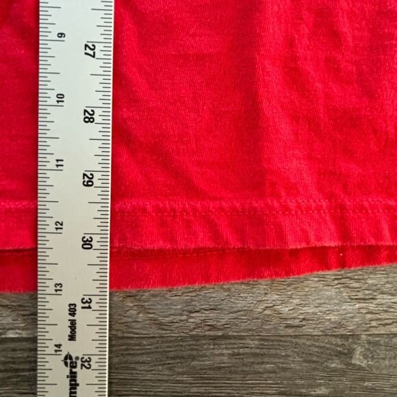 Vintage Russell Athletics Red USA Made Athletic Front Logo T-shirt‎ Spellout - Picture 4 of 7